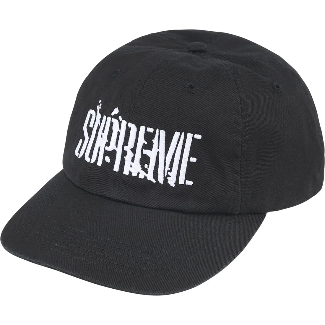 Black Splatter Six Panel Cap by Supreme Urban Streetwear (1 of 2)