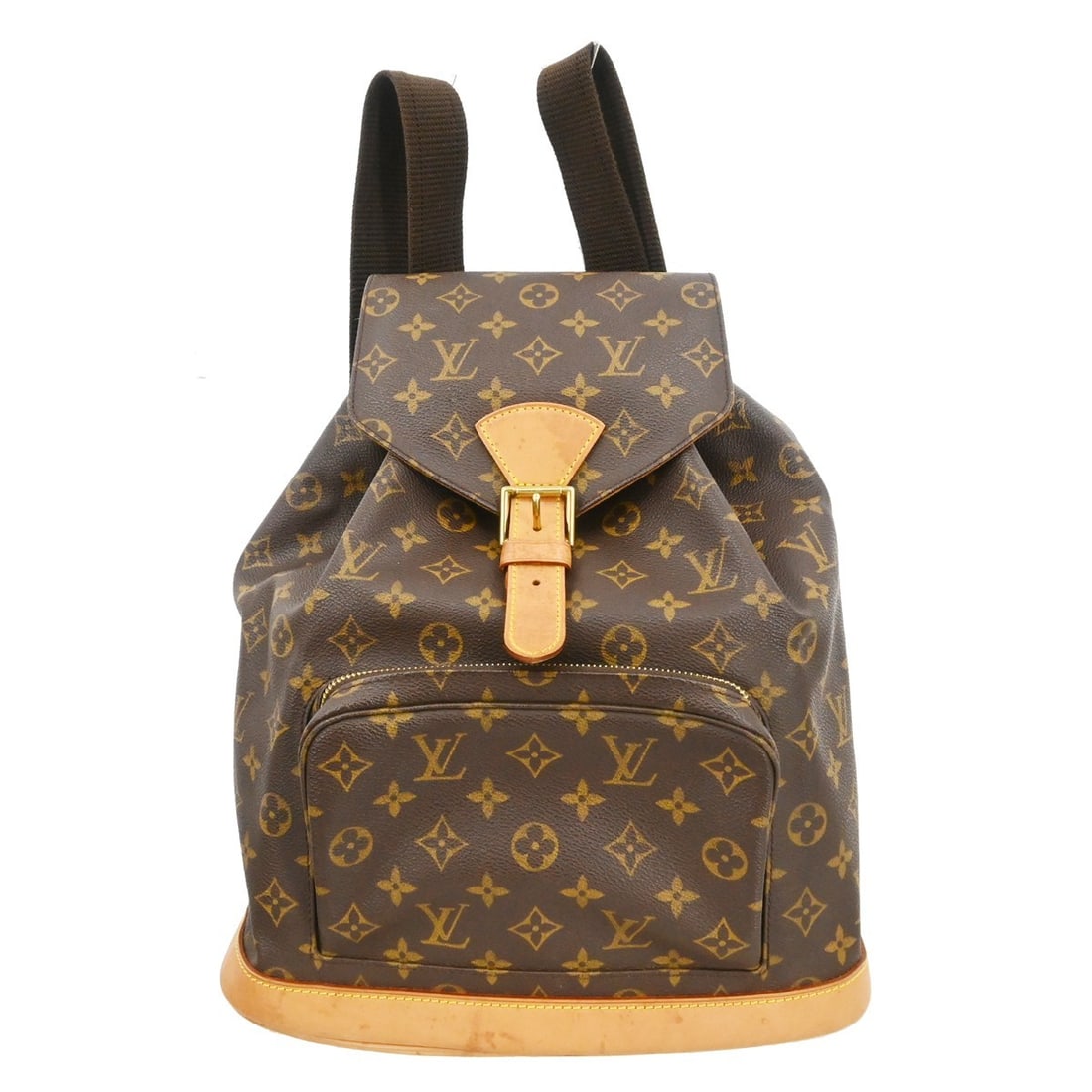 Louis Vuitton Montsouris GM Monogram Canvas Backpack: Louis Vuitton Montsouris GM Monogram Canvas Backpack This is a Louis Vuitton Montsouris GM backpack featuring the iconic monogram canvas leather exterior. The large-sized backpack is designed with a b