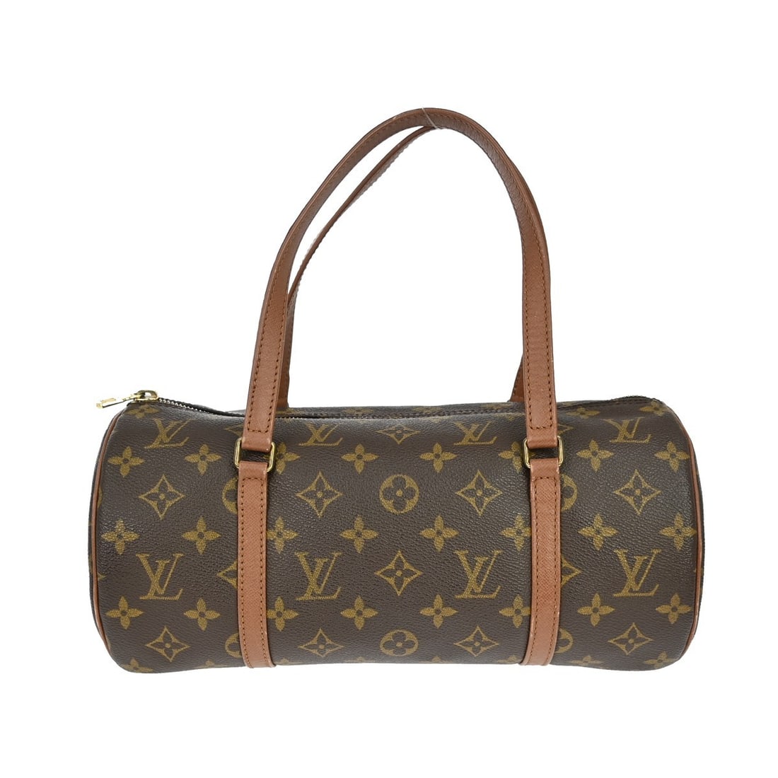 Louis Vuitton Papillon 30 Monogram Canvas Brown Medium Vintage Handbag M51365: Louis Vuitton Papillon 30 Monogram Canvas Brown Medium Vintage Handbag M51365 This Louis Vuitton Papillon 30 handbag features the iconic monogram canvas exterior with brown leather double handles. The