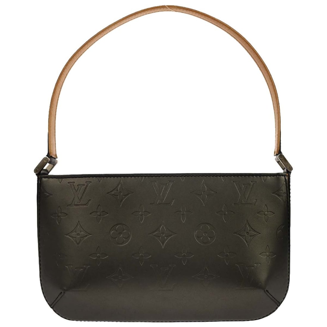 Louis Vuitton Monogram Mat Black Leather Fowler Top Handle Bag: Louis Vuitton Monogram Mat Black Leather Fowler Top Handle Bag This Louis Vuitton Black Monogram Mat Fowler handbag features the iconic monogram pattern on a black monogram mat leather exterior. Desig