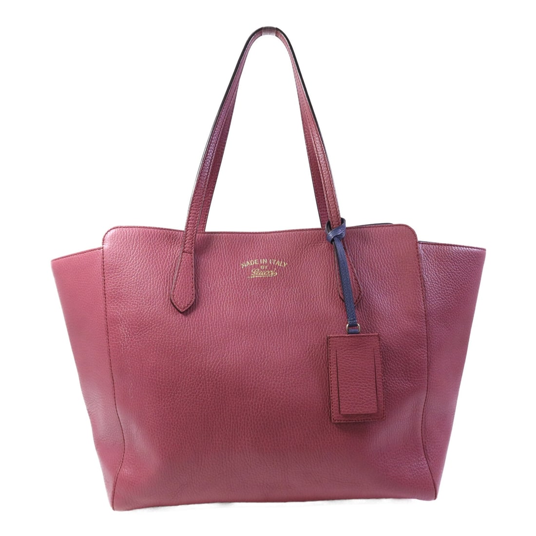 Gucci GG Purple Calfskin Shoulder Bag GHW 354397: Gucci GG Purple Calfskin Shoulder Bag GHW 354397 This Gucci shoulder bag features a luxurious calfskin leather exterior in a rich purple color. Designed for women, it offers a spacious main compartmen