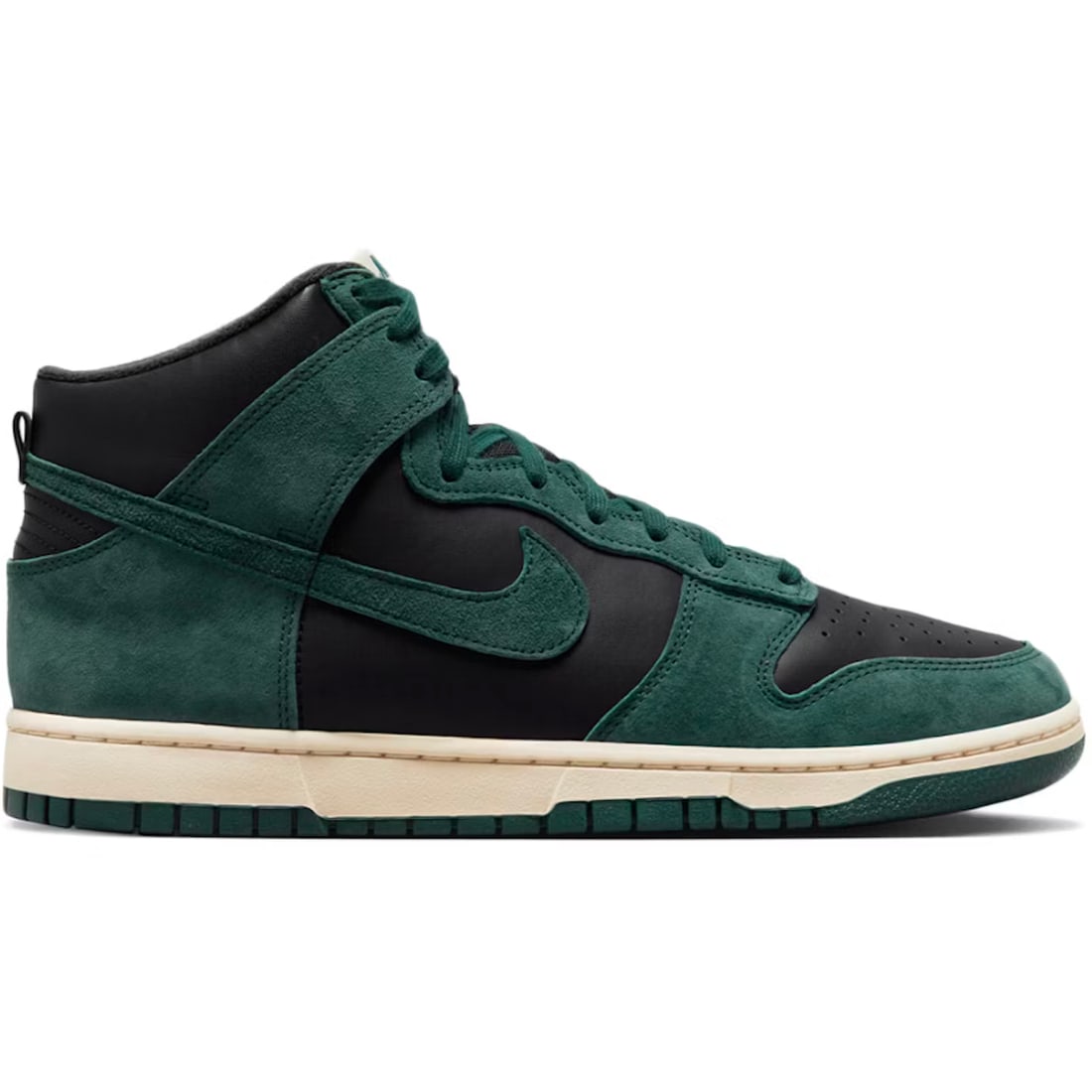 Faded Spruce Nike Dunk Hi Retro PRM Sneakers Size 11.5 Men 13 Women: Faded Spruce Nike Dunk Hi Retro PRM Sneakers Size 11.5 Men 13 Women This is an authentic pair of Nike Dunk Hi Retro PRM sneakers in the Faded Spruce colorway. The shoes are in un-used, unworn conditio
