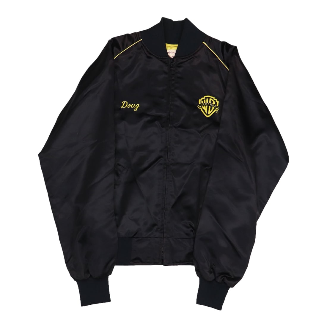 Vintage 1981 Satin Promo Jacket Featuring Yellowjackets Embroidery (1 of 6)