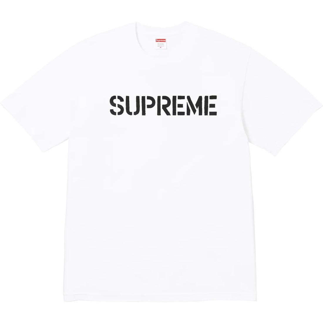 Medium Supreme Hard White T-Shirt Authentic New: Medium Supreme Hard White T-Shirt Authentic New This is an authentic Supreme Hard White Tee in a medium size, presented in un-used and unworn condition. The classic design and reputable branding make 