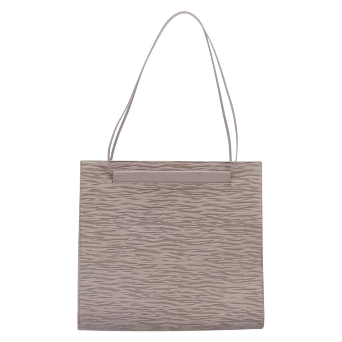 Saint Tropez Gray Epi Leather Louis Vuitton Shoulder Bag: Saint Tropez Gray Epi Leather Louis Vuitton Shoulder Bag The Louis Vuitton Saint Tropez handbag in gray Epi leather is designed for women and features a structured silhouette. This bag was crafted in 