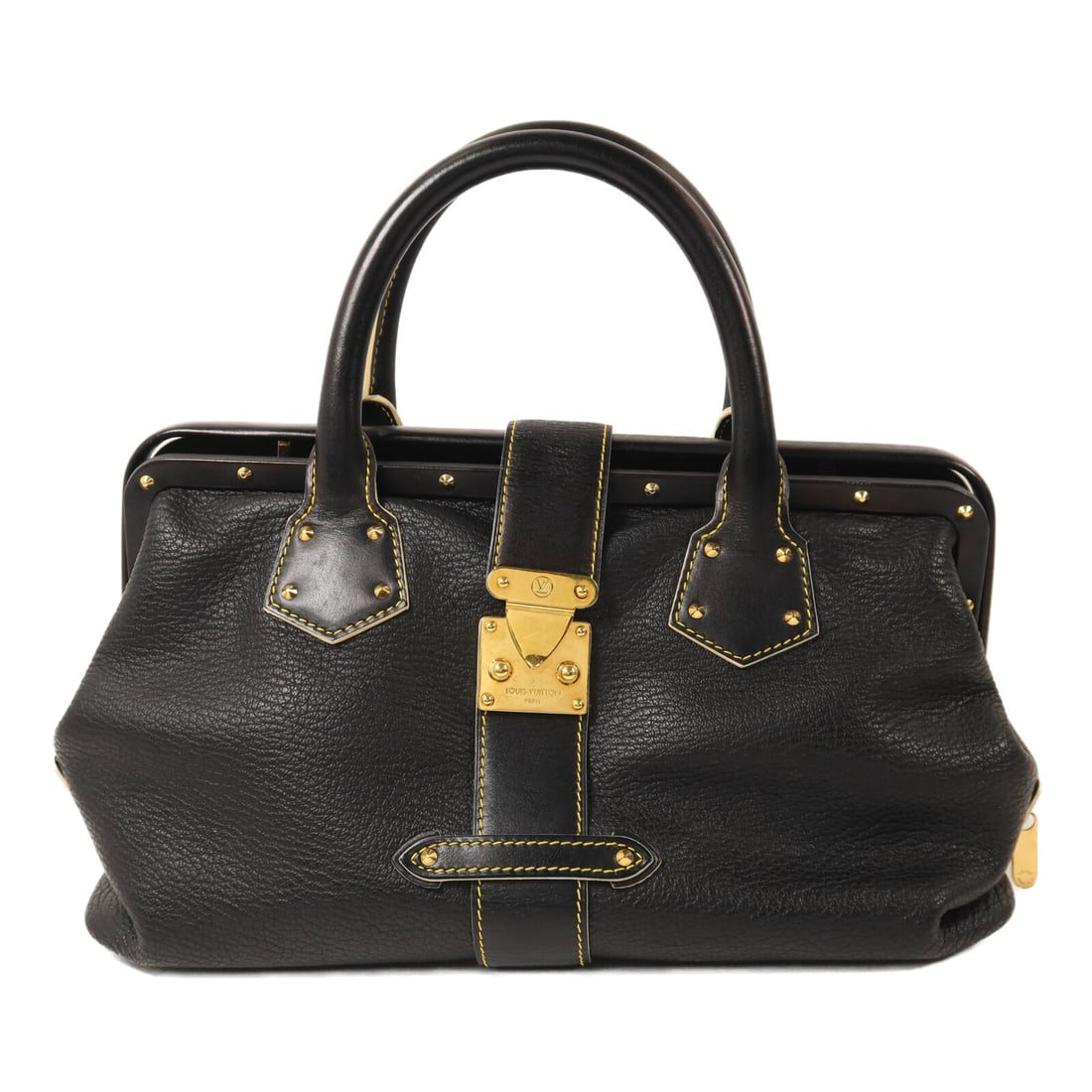 Louis Vuitton Suhali Lingenieux PM Black Goatskin Shoulder Bag GHW: Louis Vuitton Suhali Lingenieux PM Black Goatskin Shoulder Bag GHW This Louis Vuitton Lingenieux PM Shoulder Bag features black Suhali goatskin leather and gold-tone hardware. Crafted in France, it of
