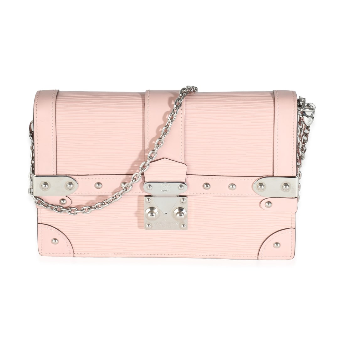 Louis Vuitton Rose Ballerine Epi Trunk Chain Wallet Pink Leather 2019: Louis Vuitton Rose Ballerine Epi Trunk Chain Wallet Pink Leather 2019 This exquisite Louis Vuitton Rose Ballerine Epi Trunk Chain Wallet combines elegance with practicality. Crafted from high-quality 