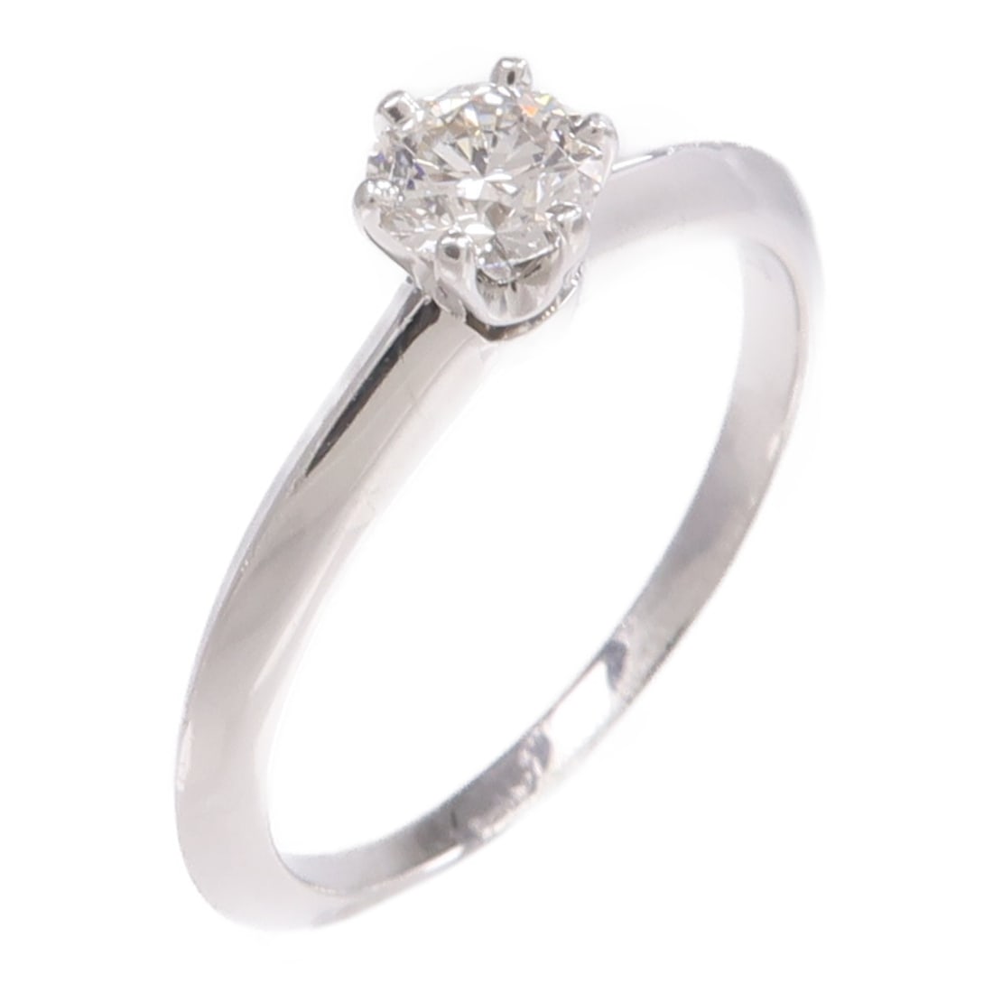 Tiffany Co Pt950 Platinum Diamond Band Size 5.5 (1 of 9)