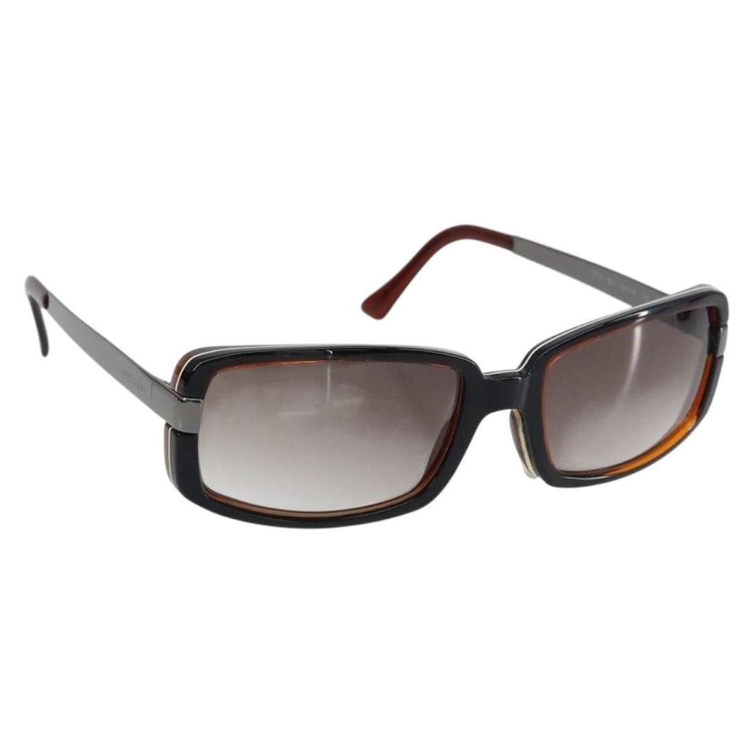 BVLGARI Brown Plastic Sunglasses with Aftermarket Nose Pads: BVLGARI Brown Plastic Sunglasses with Aftermarket Nose Pads Discover the elegance of BVLGARI sunglasses, expertly crafted in Italy. These stylish sunglasses feature a durable plastic construction in a