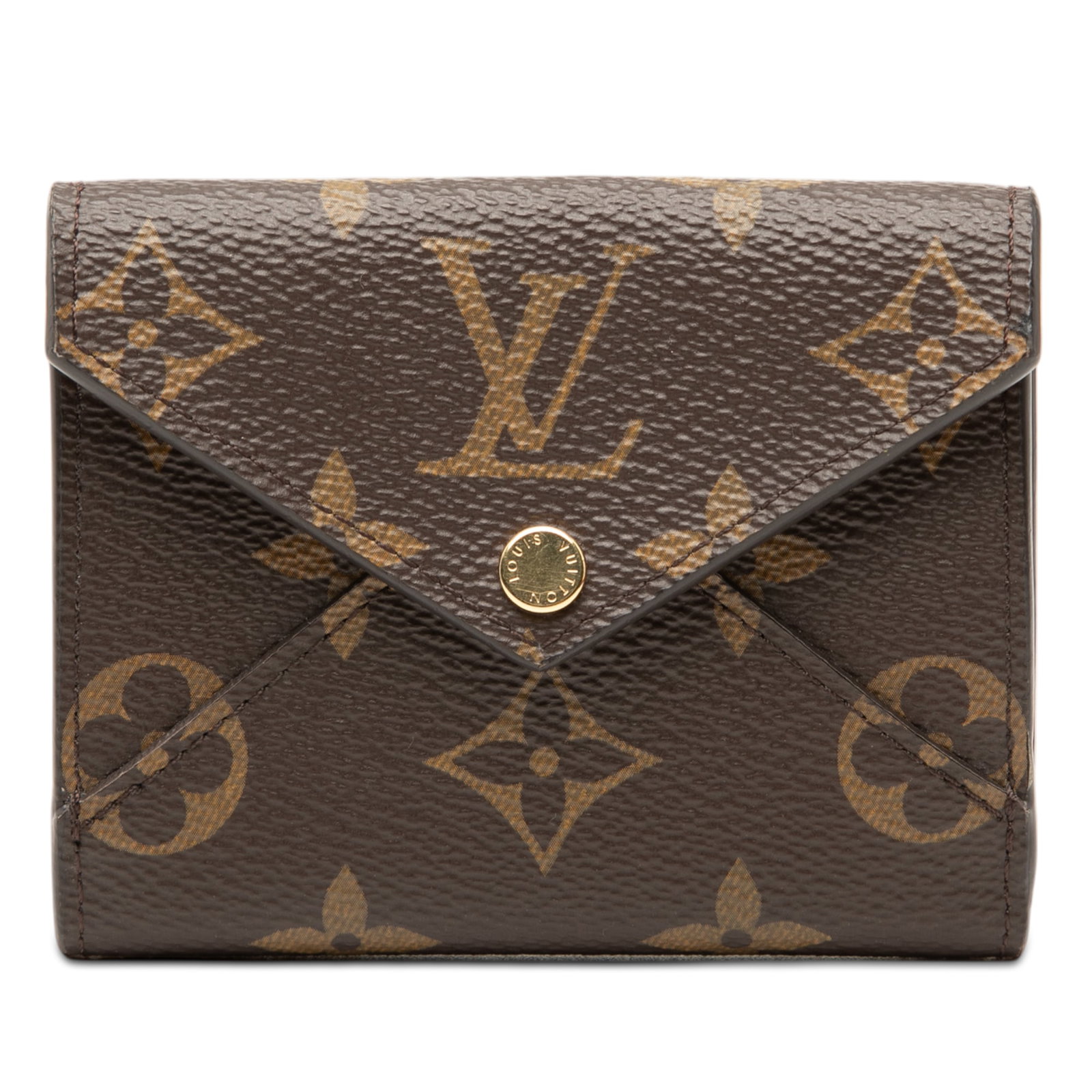 Monogram Canvas Celeste Wallet by Louis Vuitton with Flap Closure (1 of 8)