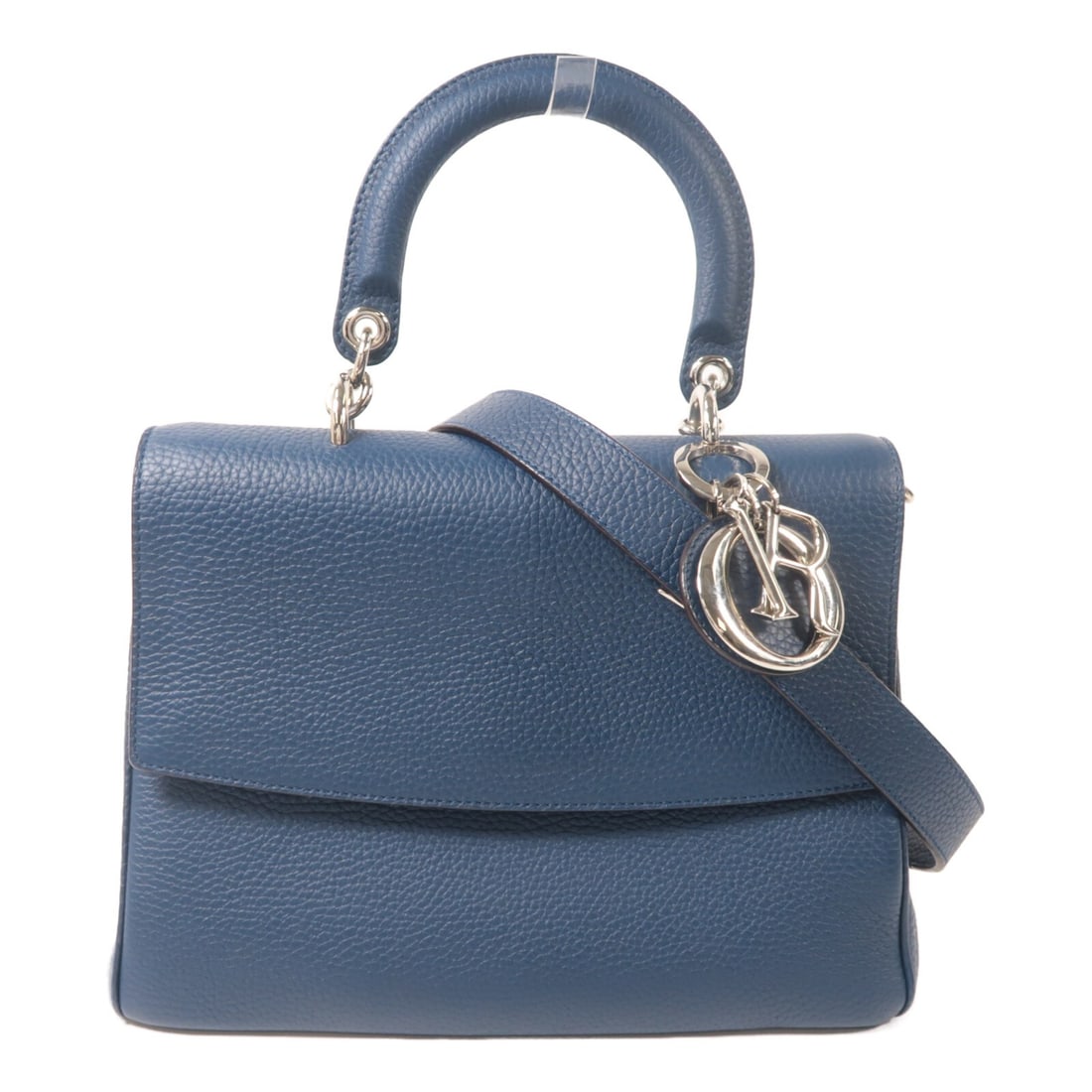 Dior Be Dior Blue Calfskin 2way Shoulder Bag: Dior Be Dior Blue Calfskin 2way Shoulder Bag This Christian Dior Be Dior 2-way shoulder bag is crafted from blue calfskin leather, offering a versatile design that can be worn as both a shoulder bag a