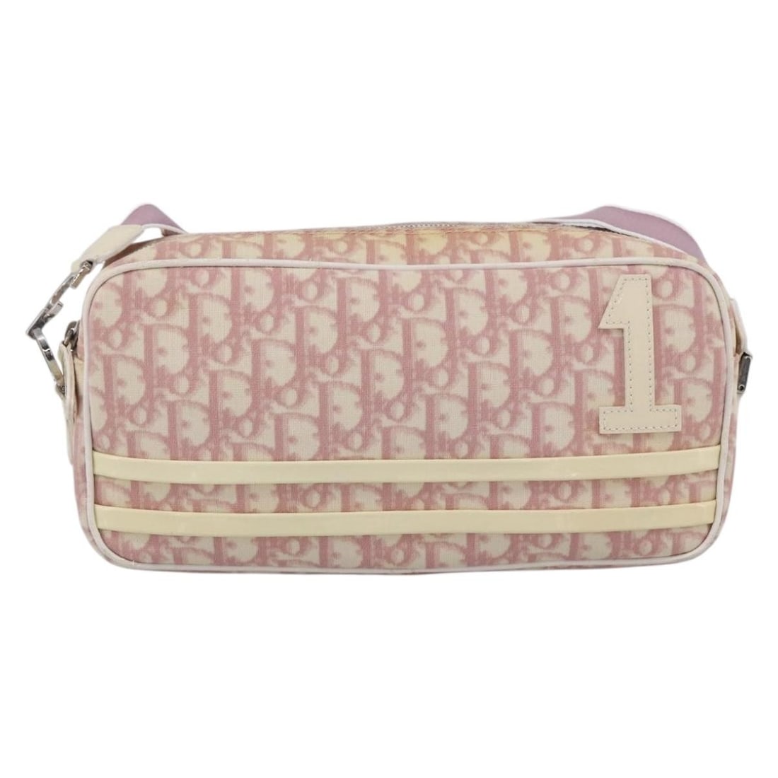 Pink Diorissimo Canvas Vintage Christian Dior Crossbody Purse: Pink Diorissimo Canvas Vintage Christian Dior Crossbody Purse This Christian Dior vintage crossbody bag features the iconic Diorissimo canvas in a pink colorway. Designed for women, it offers a classi
