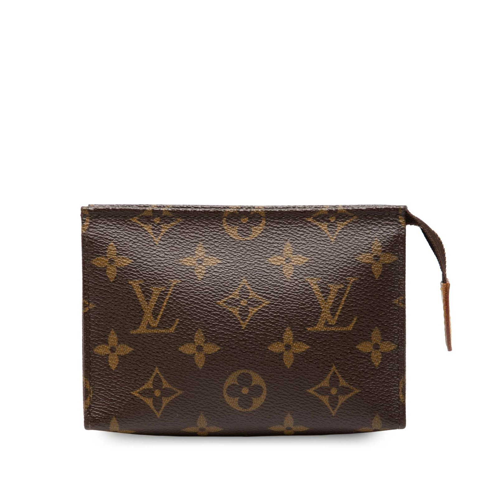 Louis Vuitton Brown Monogram Canvas Toiletry Pouch 15 with Zip Closure (1 of 7)