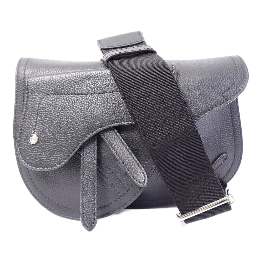 Dior Saddle Messenger Black Calfskin Shoulder Bag (1 of 18)