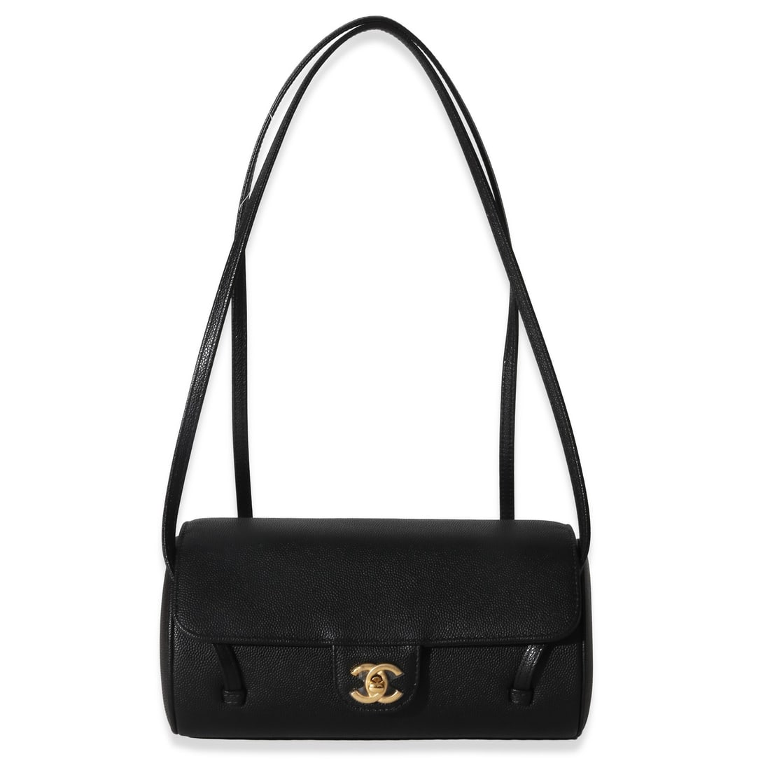 Chanel Small Bowling Bag Black Grained Calfskin with Champagne Gold Hardware: Chanel Small Bowling Bag Black Grained Calfskin with Champagne Gold Hardware This Chanel Small Bowling Bag from the 2026 collection is crafted in black grained shiny calfskin leather with a structured