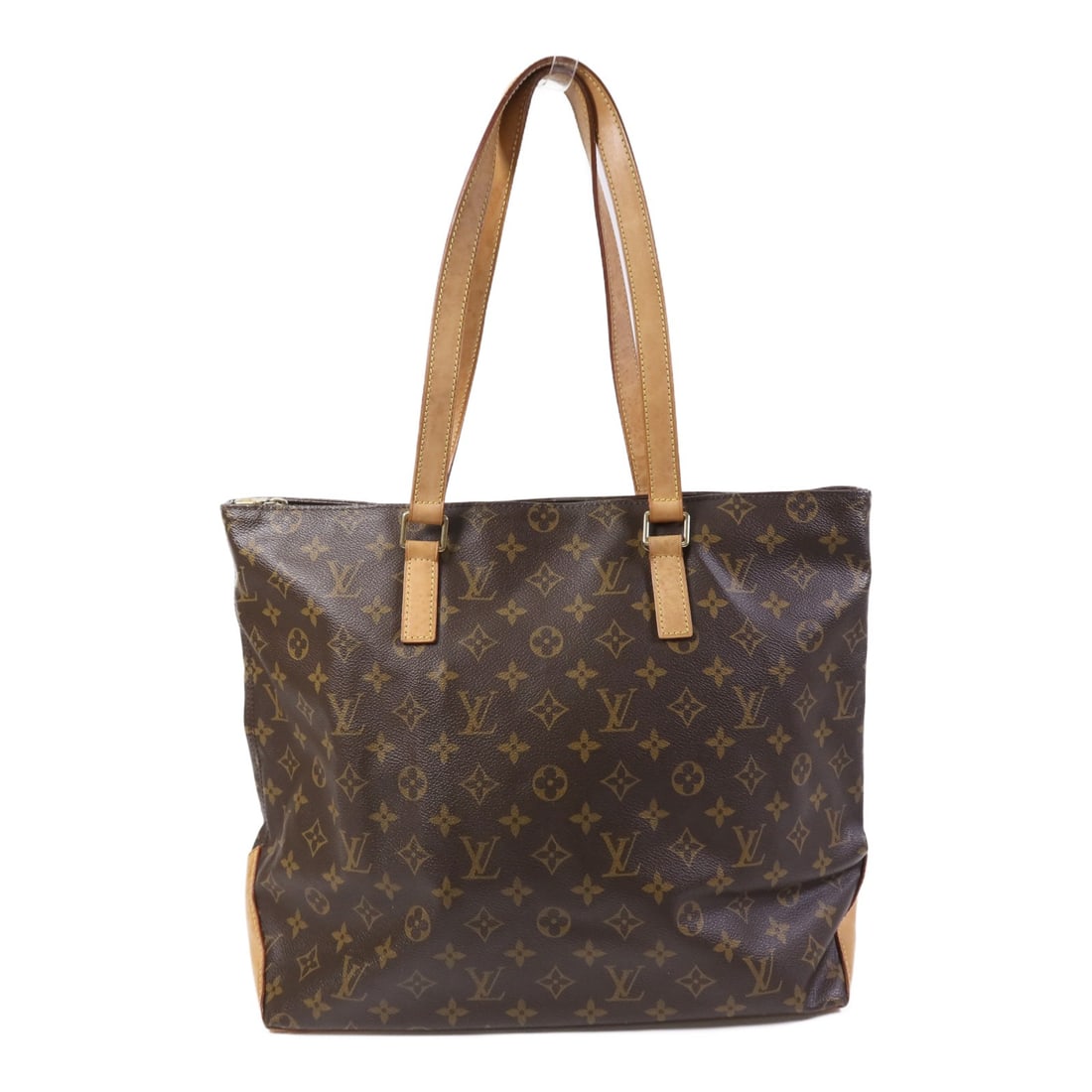LOUIS VUITTON Cabas Mezzo Shoulder Tote Bag M51151 Monogram Brown: LOUIS VUITTON Cabas Mezzo Shoulder Tote Bag M51151 Monogram Brown This Louis Vuitton Cabas Mezzo Shoulder Tote Bag is a stylish and functional accessory crafted from durable PVC coated canvas in a cla