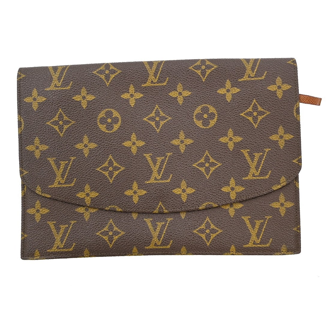 Louis Vuitton Monogram Pochette Rabat M51940 Vintage Brown Clutch Bag: Louis Vuitton Monogram Pochette Rabat M51940 Vintage Brown Clutch Bag This Louis Vuitton Monogram Pochette Rabat 23 is a vintage clutch bag crafted from the brand's iconic monogram canvas. Designed fo