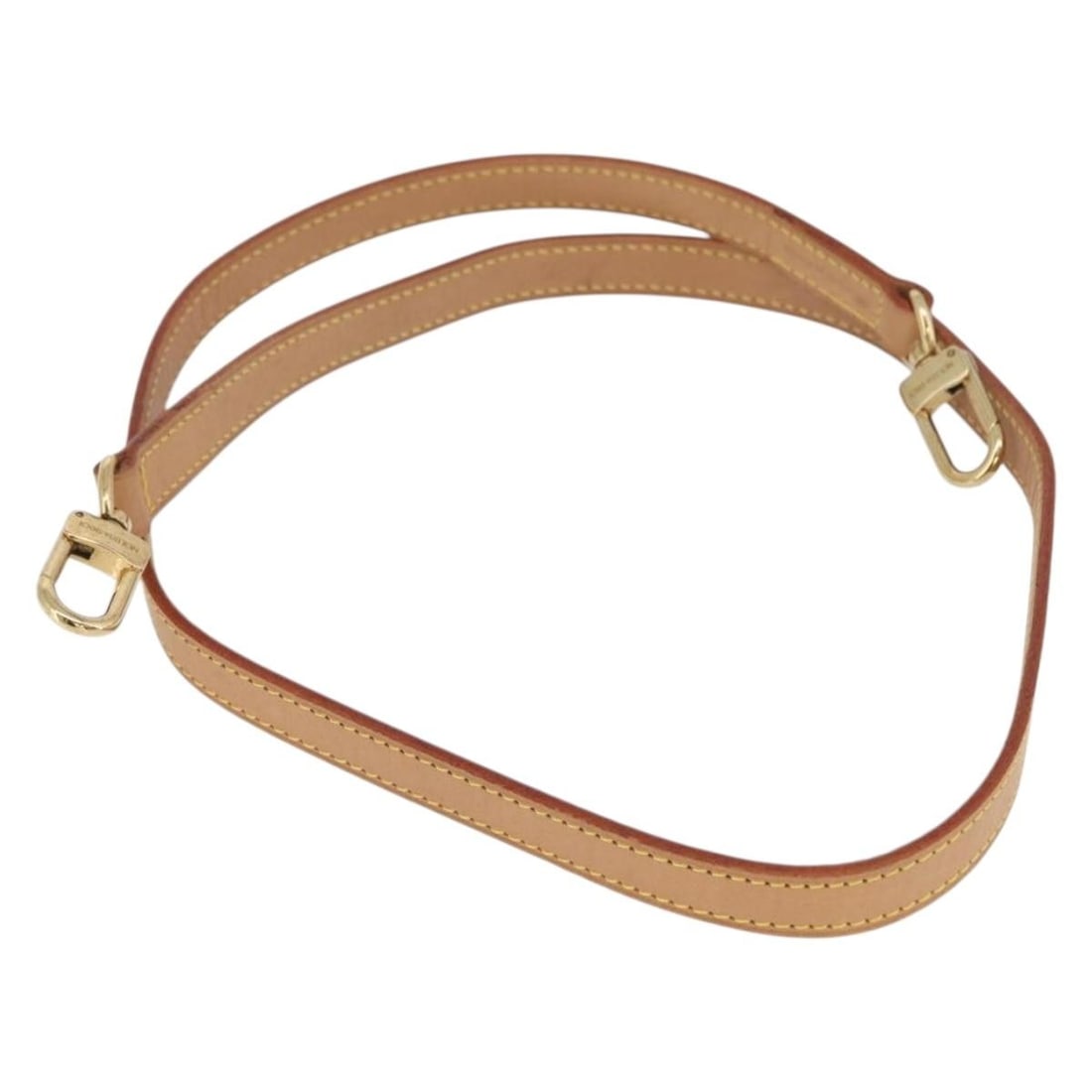 Beige Leather Shoulder Strap 39.4 Inch for Louis Vuitton Bags: Beige Leather Shoulder Strap 39.4 Inch for Louis Vuitton Bags This is a Louis Vuitton shoulder strap crafted from beige leather. Designed for women's bags, the strap measures approximately 39.4 inches