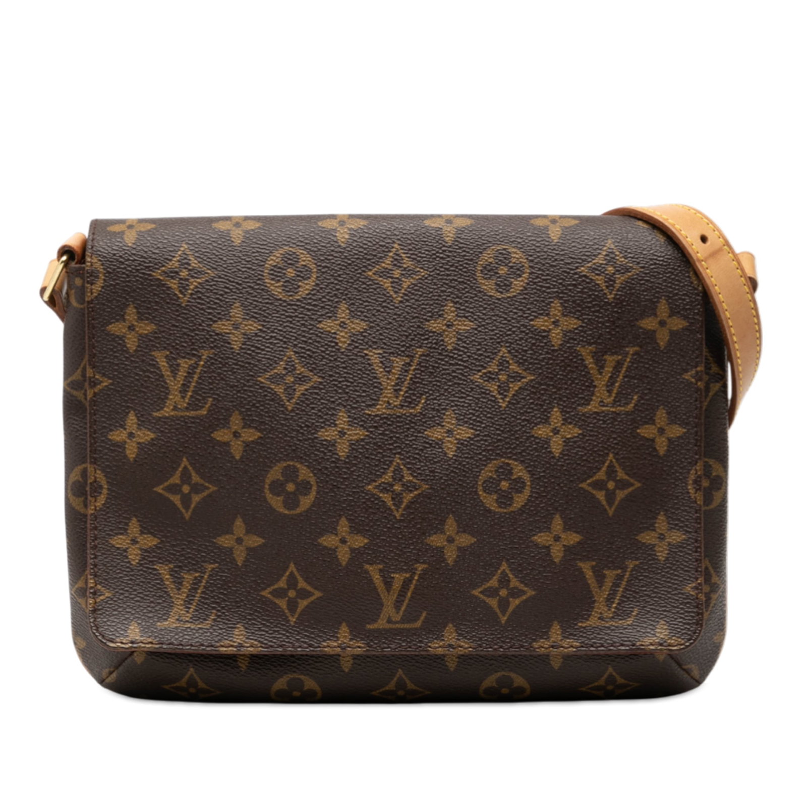 Louis Vuitton Musette Tango Monogram Canvas Bag with Short Shoulder Strap: Louis Vuitton Musette Tango Monogram Canvas Bag with Short Shoulder Strap The Louis Vuitton Monogram Musette Tango Short Strap is crafted with a monogram canvas body and features a vachetta leather sh