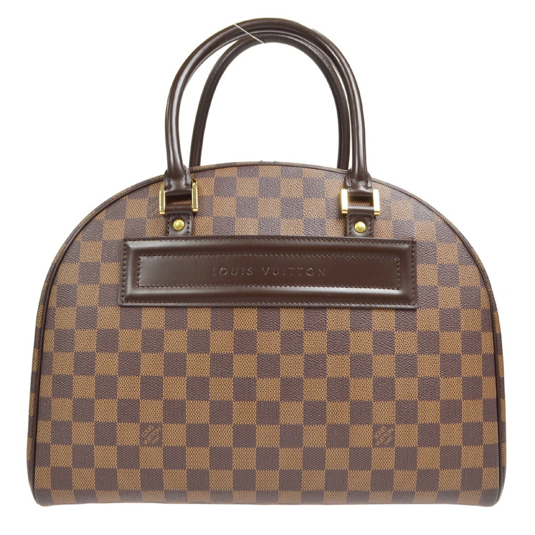 Louis Vuitton Damier Nolita Handbag N41455 Brown Tote with Zip Closure: Louis Vuitton Damier Nolita Handbag N41455 Brown Tote with Zip Closure Elevate your style with the Louis Vuitton Damier Nolita Handbag, a perfect blend of luxury and practicality. This large tote bag 