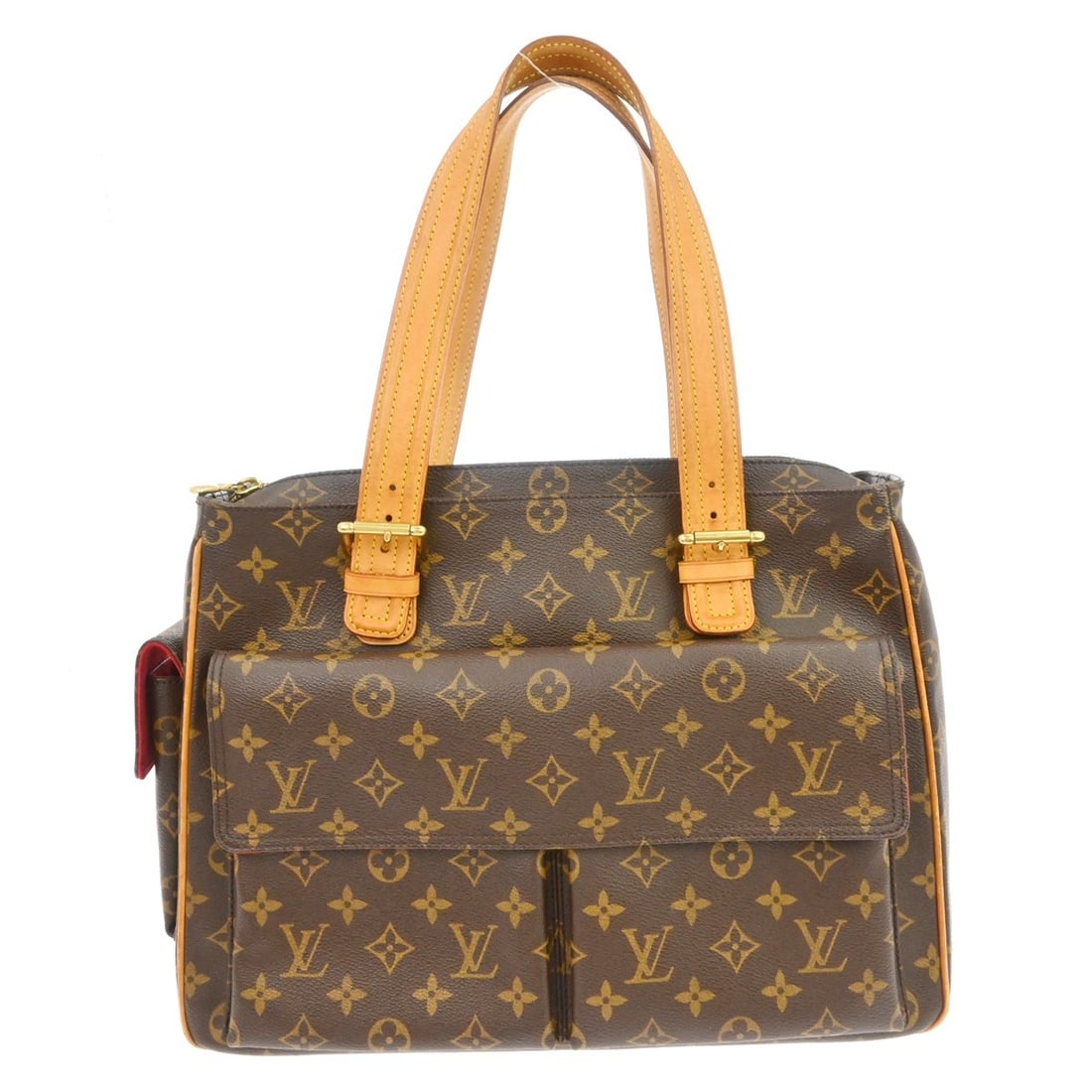 Louis Vuitton Multipli Cite Monogram Canvas Handbag: Louis Vuitton Multipli Cite Monogram Canvas Handbag This Louis Vuitton Multipli Cite handbag features the iconic monogram canvas with leather accents and a zip closure. Designed for casual occasions, 