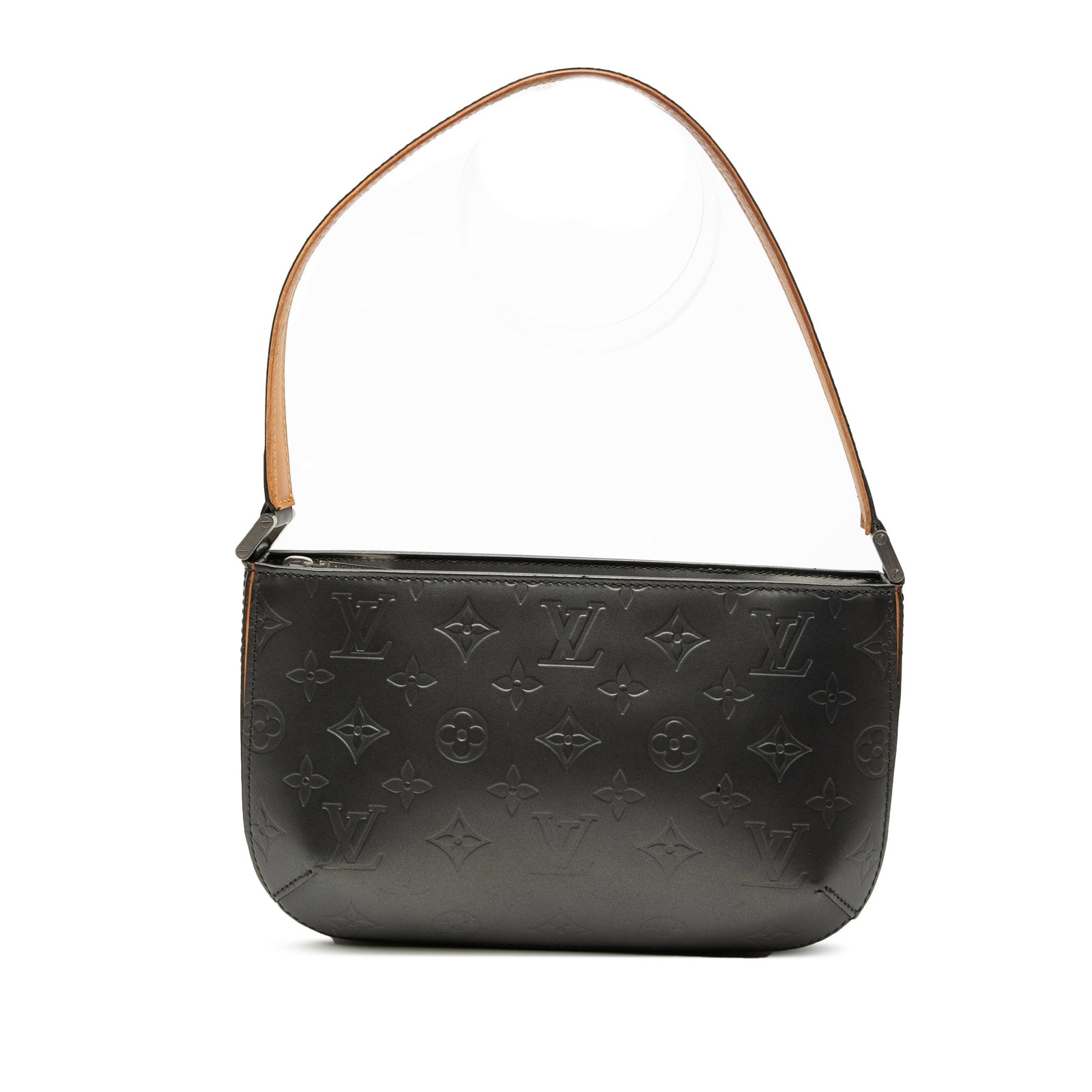 Louis Vuitton Monogram Mat Fowler Gray Leather Shoulder Bag: Louis Vuitton Monogram Mat Fowler Gray Leather Shoulder Bag This Louis Vuitton Monogram Mat Fowler bag features a gray monogram mat leather body with a flat leather strap and a top zip closure. The ba