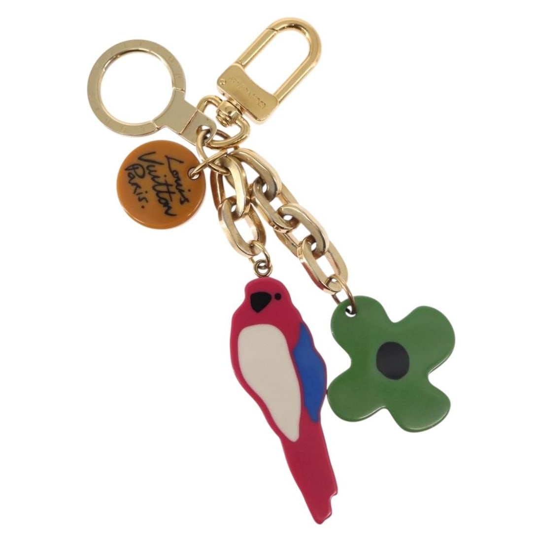LOUIS VUITTON Pink Jungle Key Holder M66266 Authentic Italy: LOUIS VUITTON Pink Jungle Key Holder M66266 Authentic Italy Elevate your accessory game with this stylish LOUIS VUITTON Porte Cles Jungle Key Holder. Crafted from durable plastic, this chic key holder