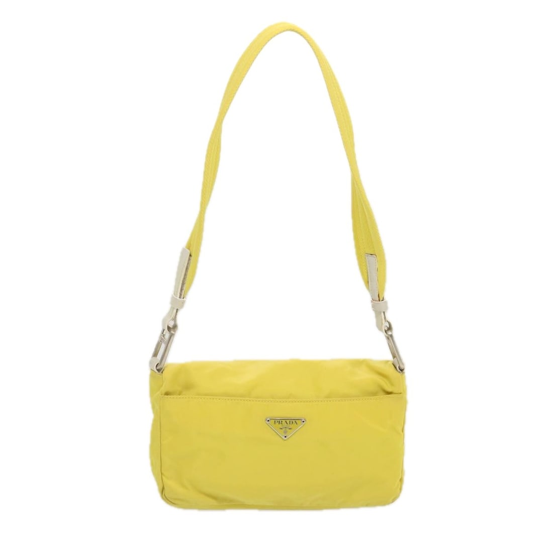 Yellow Tessuto Nylon Shoulder Bag by Prada Vintage Collection (1 of 18)