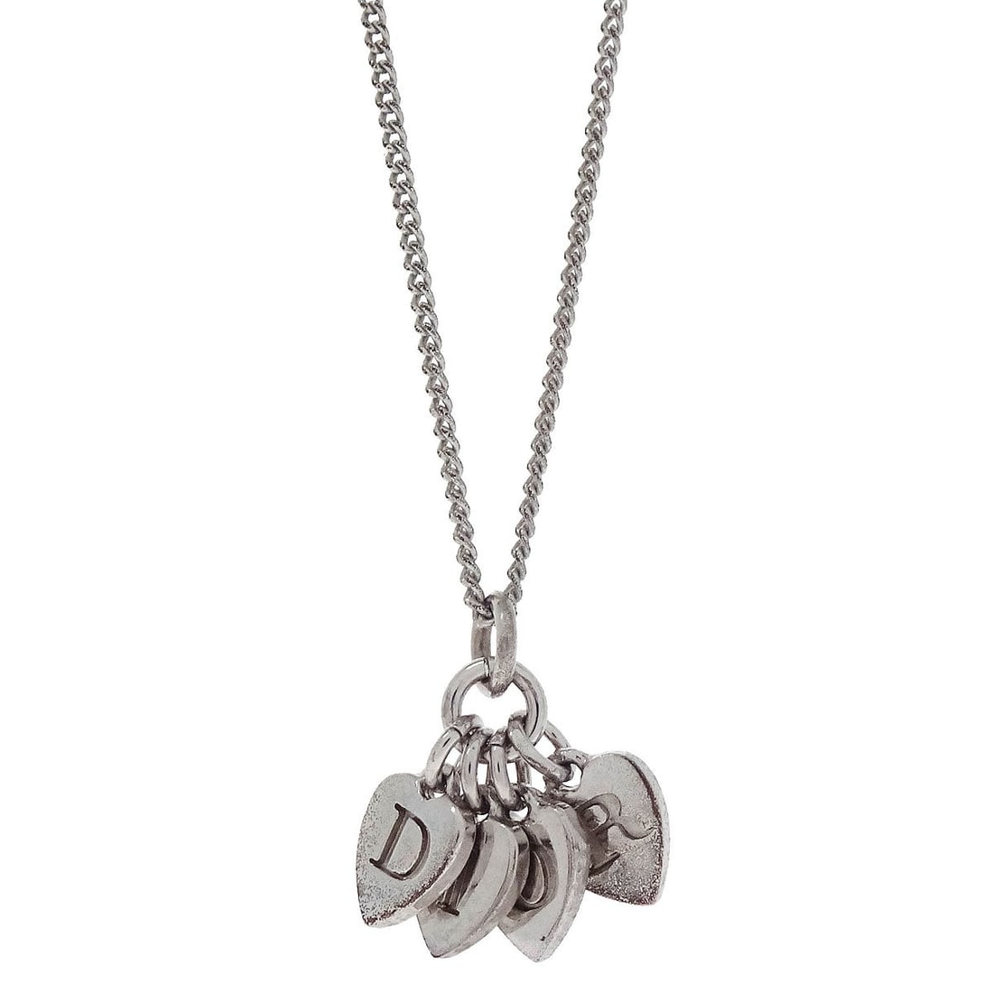 Dior Vintage Silver Pendant Necklace with Charm: Dior Vintage Silver Pendant Necklace with Charm This vintage Christian Dior necklace features a silver-tone charm pendant, showcasing classic Dior style. The necklace is in very good condition, making