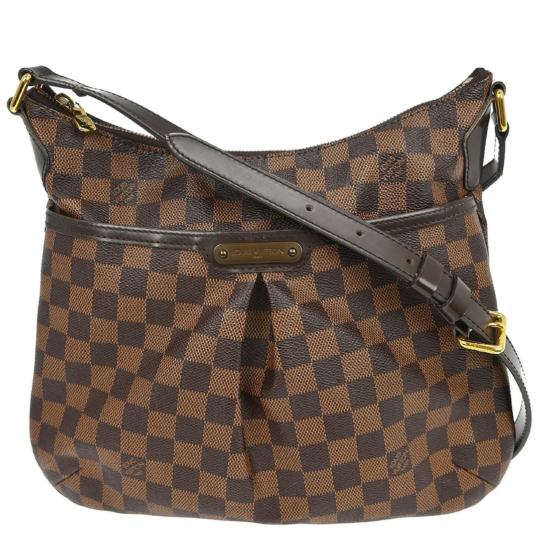 Louis Vuitton Bloomsbury PM Damier Canvas Brown Crossbody Bag N42251: Louis Vuitton Bloomsbury PM Damier Canvas Brown Crossbody Bag N42251 This Louis Vuitton Bloomsbury PM crossbody bag features the iconic Damier canvas leather exterior in brown with logo accents. Desig