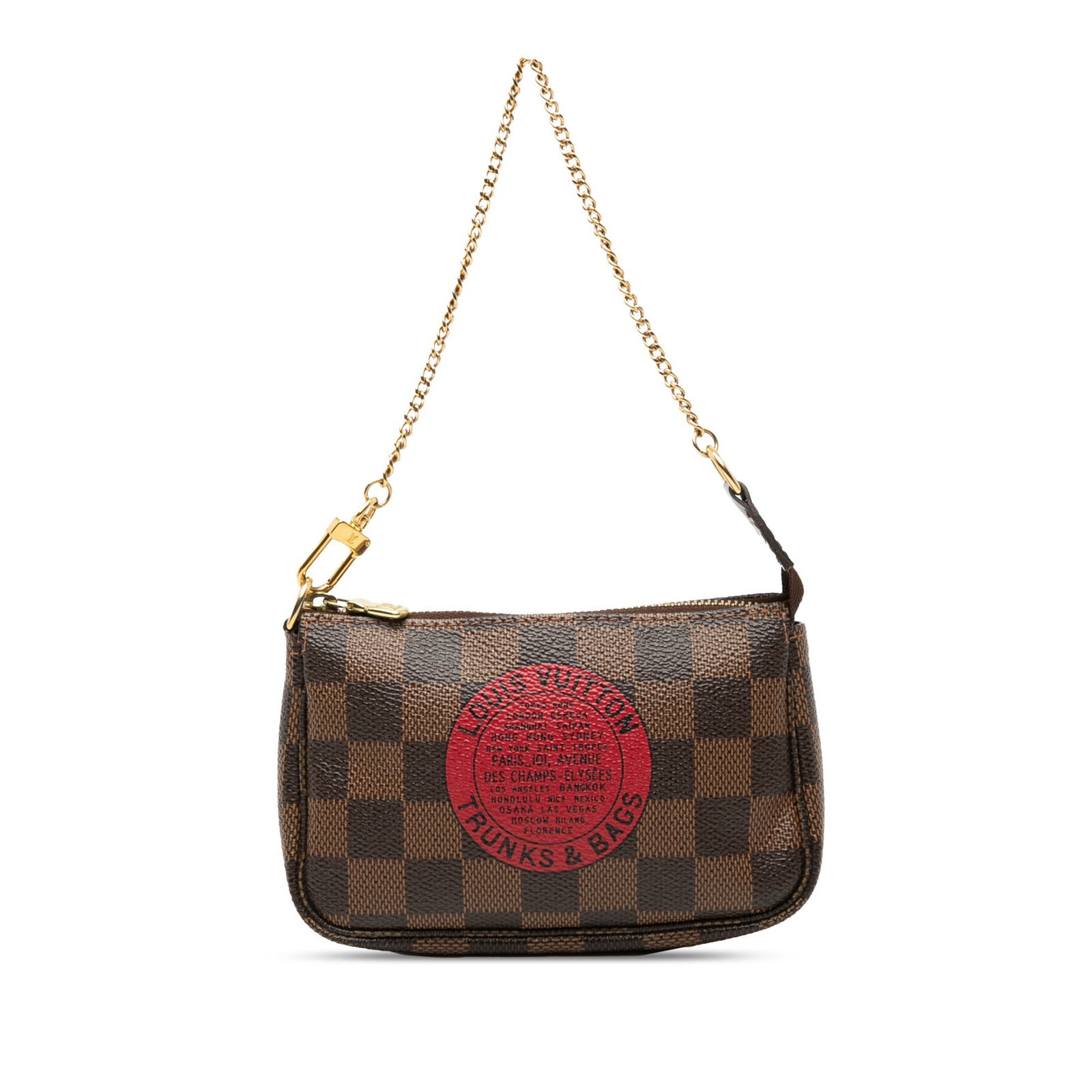 Damier Ebene Mini Pochette Accessoires with Trunks and Bags Print (1 of 7)