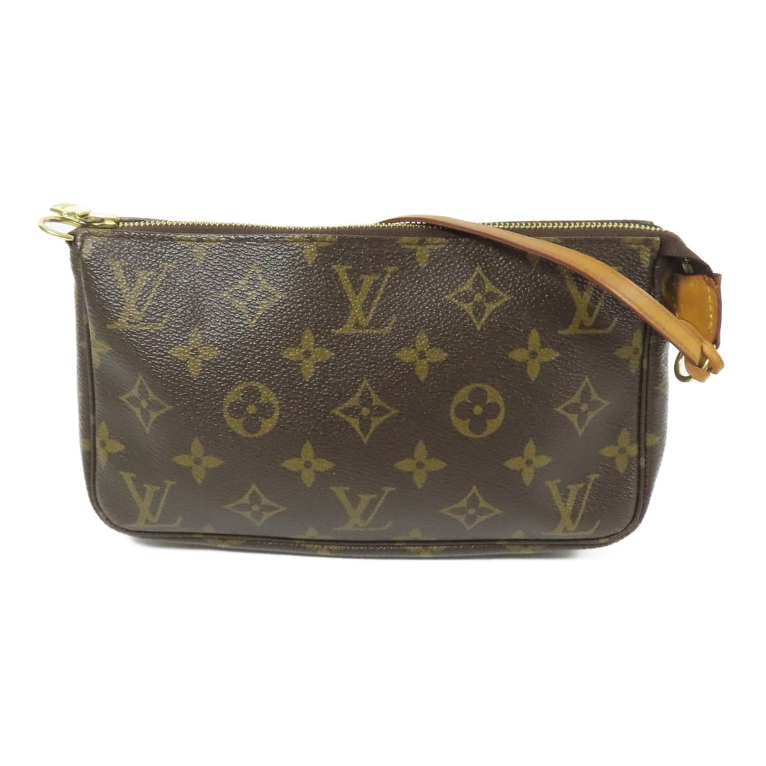 LOUIS VUITTON Pochette Accessoires Handbag M51980 Monogram Brown: LOUIS VUITTON Pochette Accessoires Handbag M51980 Monogram Brown Elevate your accessory collection with the Louis Vuitton Pochette Accessoires Pouch Handbag, model M51980. Crafted from durable PVC coa