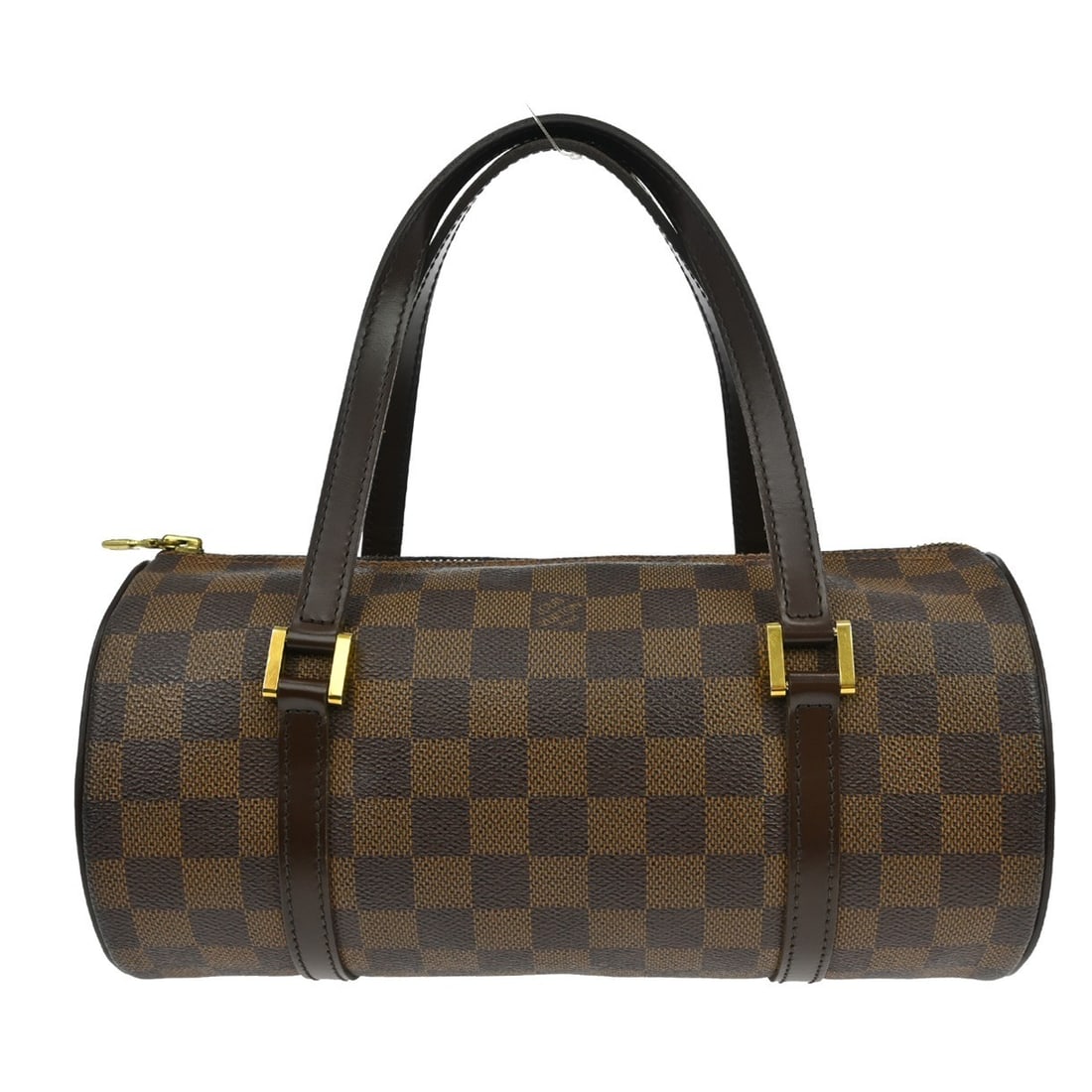 Louis Vuitton Papillon 26 Damier Canvas Brown Medium Handbag N51304: Louis Vuitton Papillon 26 Damier Canvas Brown Medium Handbag N51304 This Louis Vuitton Damier Papillon 26 handbag features a classic brown check pattern in Damier canvas leather with leather lining. T