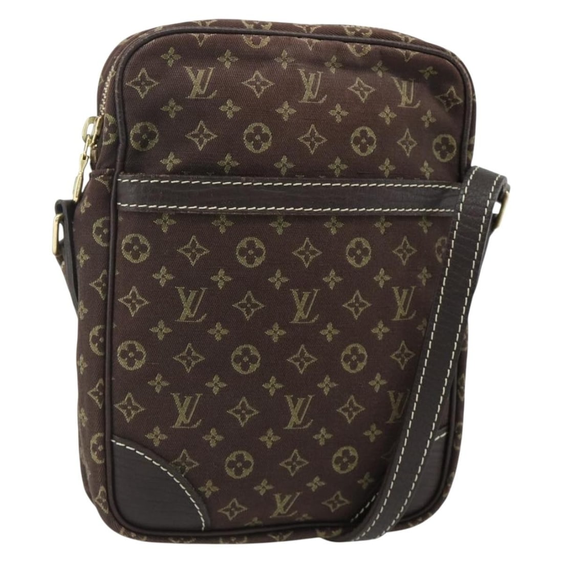 Louis Vuitton Danube Ebene Monogram Mini Lin Shoulder Bag M95228: Louis Vuitton Danube Ebene Monogram Mini Lin Shoulder Bag M95228 This Louis Vuitton Monogram Mini Lin Danube Shoulder Bag in Ebene features the iconic Monogram Mini Lin canvas and is designed for wome