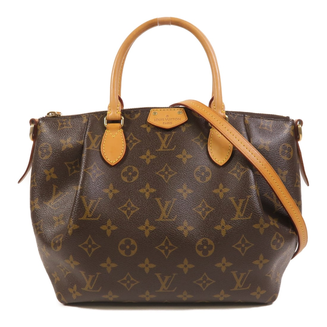 Louis Vuitton Turenne PM Monogram Brown 2way Shoulder Bag GHW: Louis Vuitton Turenne PM Monogram Brown 2way Shoulder Bag GHW This Louis Vuitton Turenne PM is a versatile 2-way shoulder bag crafted from durable PVC coated canvas in the iconic Monogram brown patter