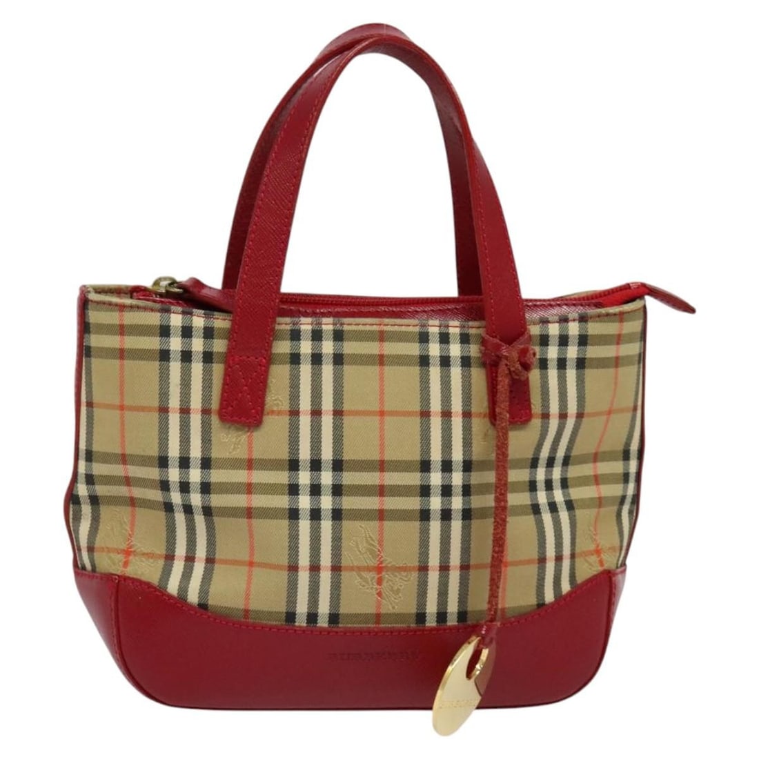 Burberry Nova Check Canvas and Leather Beige Shoulder Bag: Burberry Nova Check Canvas and Leather Beige Shoulder Bag This Burberry Nova Check handbag features the classic beige Nova Check canvas with leather accents. Designed for women, it offers a compact an