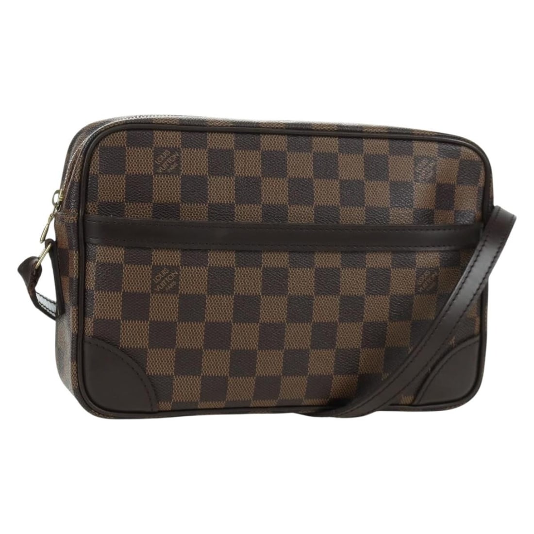 Louis Vuitton Trocadero 27 Damier Ebene Canvas Women's Shoulder Bag N48085: Louis Vuitton Trocadero 27 Damier Ebene Canvas Women's Shoulder Bag N48085 This Louis Vuitton Trocadero 27 shoulder bag features the iconic Damier Ebene canvas in a classic brown checkered pattern. De