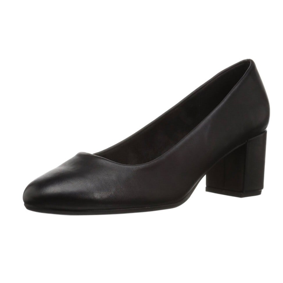 Easy Street Women's Proper Block Heel Pumps Black 7M Slip On (1 of 7)