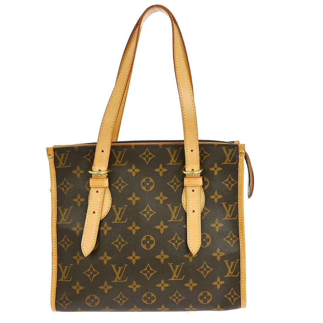 Louis Vuitton Popincourt Haut Monogram Canvas Tote Bag M40007: Louis Vuitton Popincourt Haut Monogram Canvas Tote Bag M40007 This Louis Vuitton Popincourt Haut tote handbag features the signature monogram canvas with leather trim. The bag includes double handles,