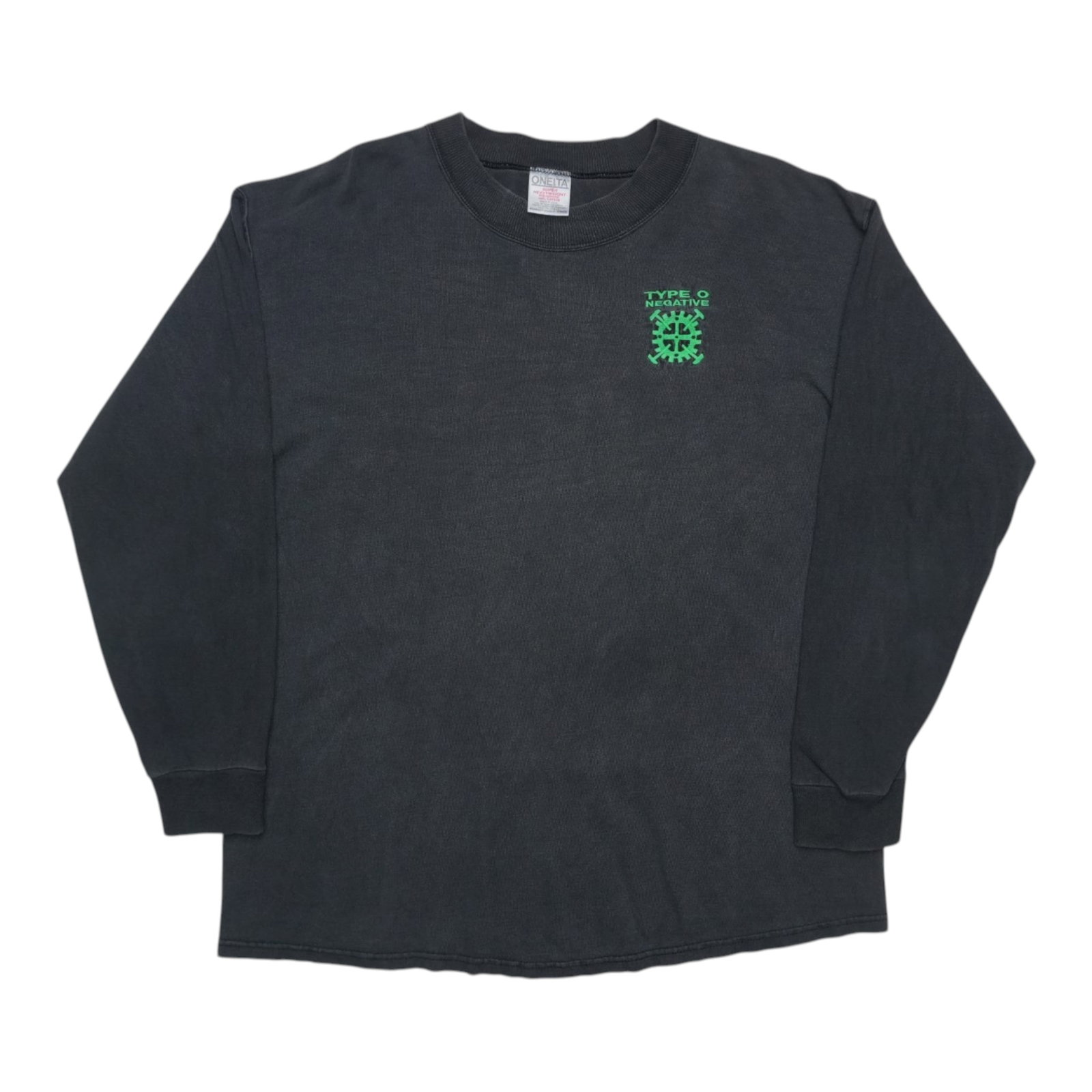 Vintage 2000s Type O Negative Black No. 1 Cotton Long Sleeve Shirt (1 of 5)