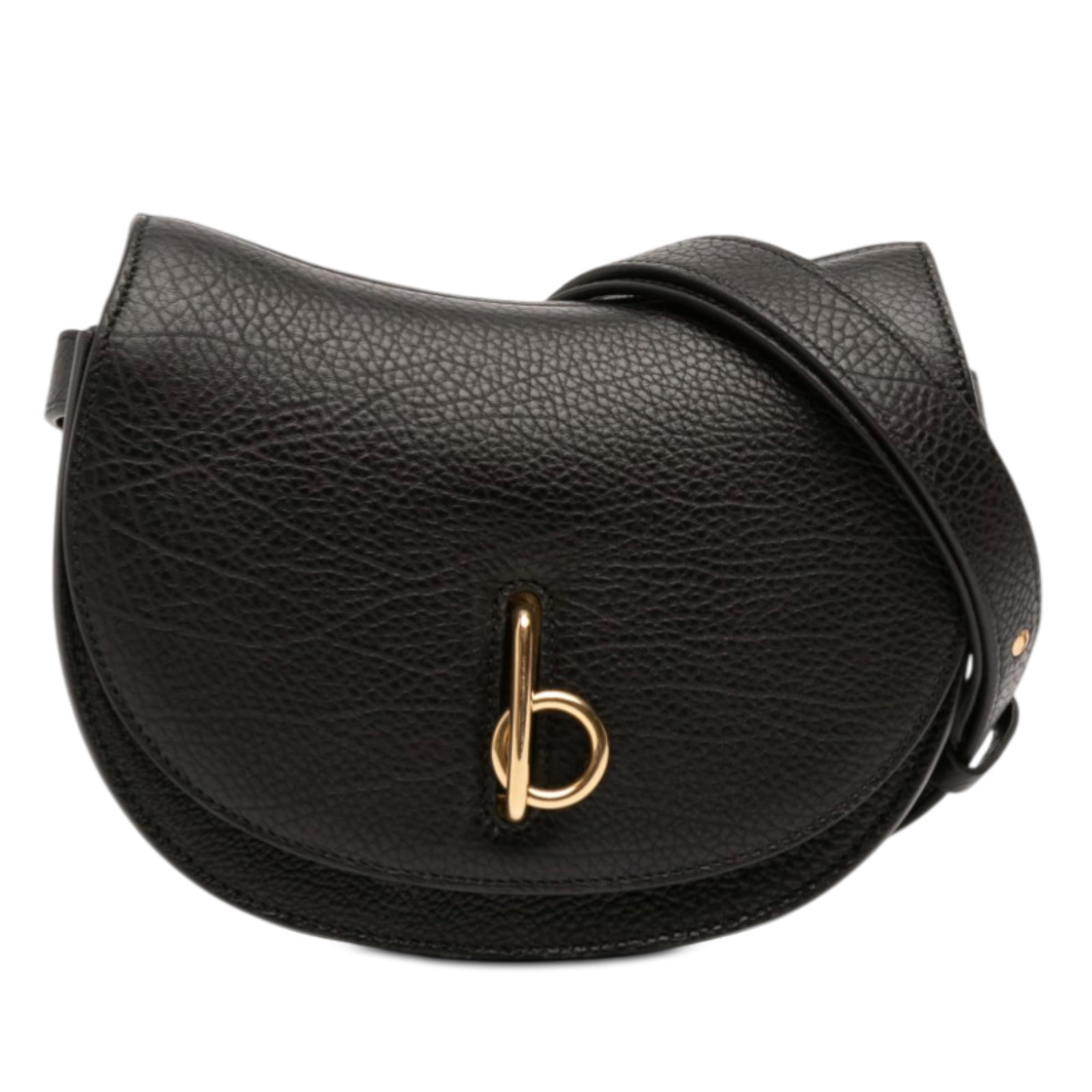 Burberry Mini Rocking Horse Black Leather Crossbody Bag (1 of 11)