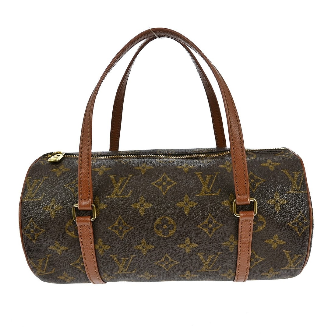Louis Vuitton Papillon 26 Monogram Canvas Top Handle Bag Brown: Louis Vuitton Papillon 26 Monogram Canvas Top Handle Bag Brown This is a Louis Vuitton Papillon 26 handbag featuring the signature monogram canvas leather exterior and leather lining. The medium-sized