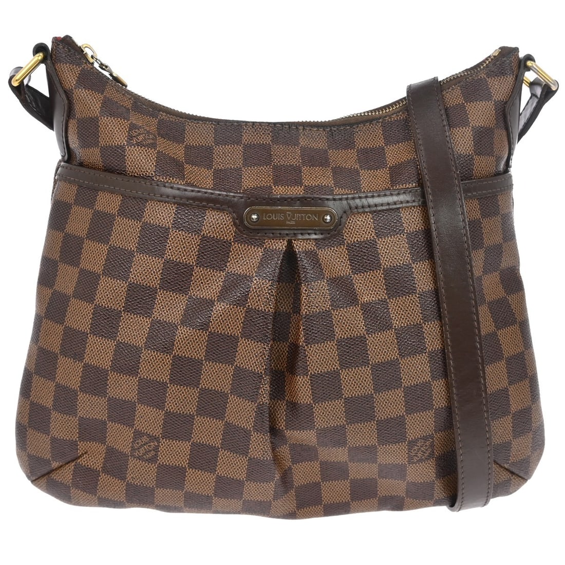 Louis Vuitton Bloomsbury PM Damier Canvas Crossbody Bag N42251 Brown: Louis Vuitton Bloomsbury PM Damier Canvas Crossbody Bag N42251 Brown This Louis Vuitton Bloomsbury PM crossbody bag features the iconic Damier check pattern and is crafted from Damier canvas leather w