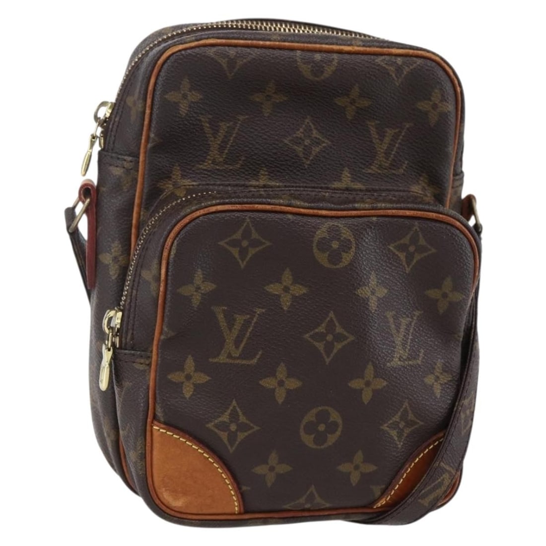 Louis Vuitton Monogram Canvas Amazone Crossbody Bag 15x21x8cm: Louis Vuitton Monogram Canvas Amazone Crossbody Bag 15x21x8cm This Louis Vuitton Amazone Bag features the iconic brown Monogram canvas, designed for unisex use. It is crafted in France and presents a 