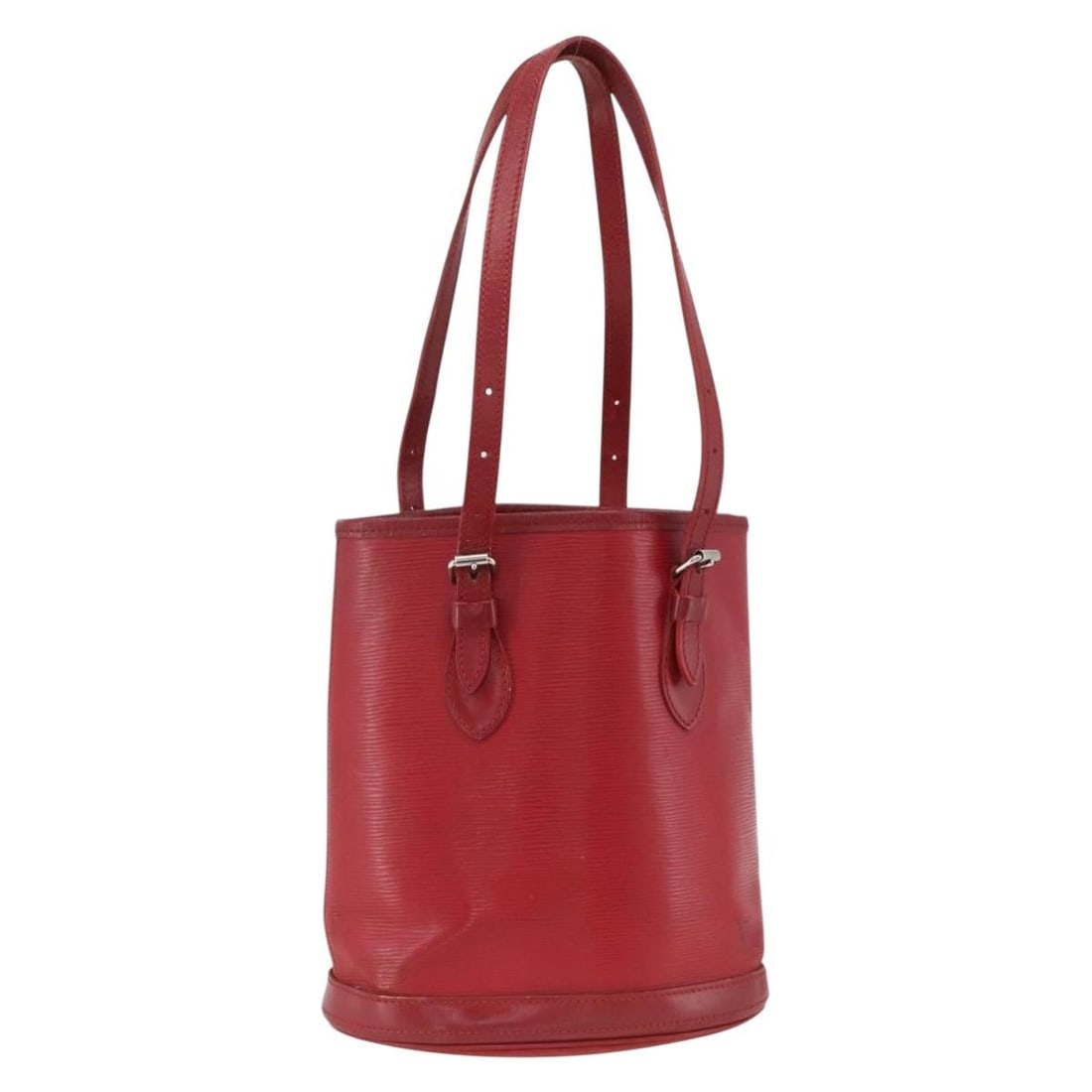 Louis Vuitton Epi Leather Red Bucket PM Shoulder Bag M5899E France (1 of 18)