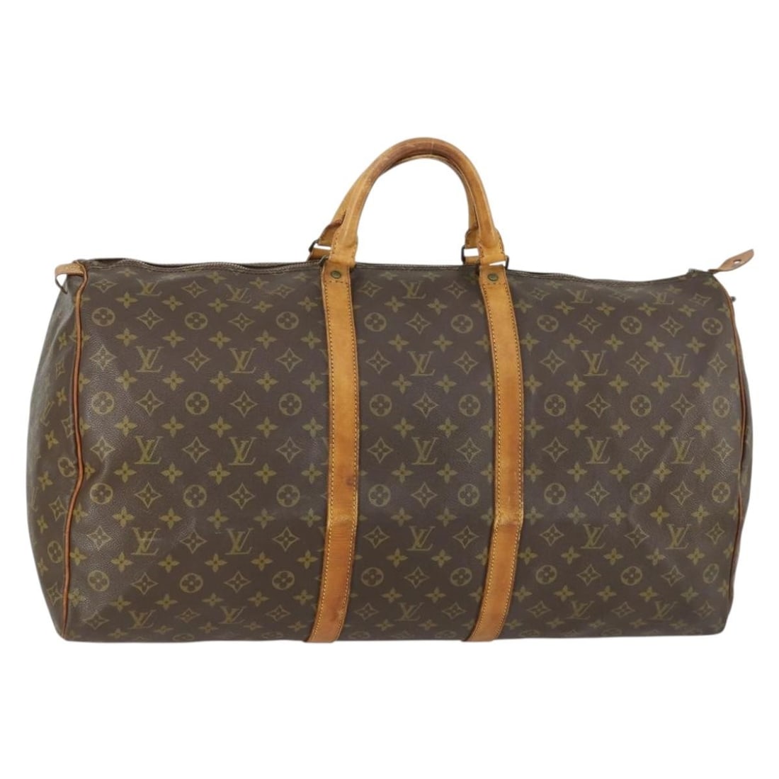 Louis Vuitton Keepall 60 Monogram Canvas Vintage Boston Travel Bag M41422: Louis Vuitton Keepall 60 Monogram Canvas Vintage Boston Travel Bag M41422 This is a vintage Louis Vuitton Monogram Keepall 60 Boston bag, model M41422, crafted in France from monogram canvas. The bag 
