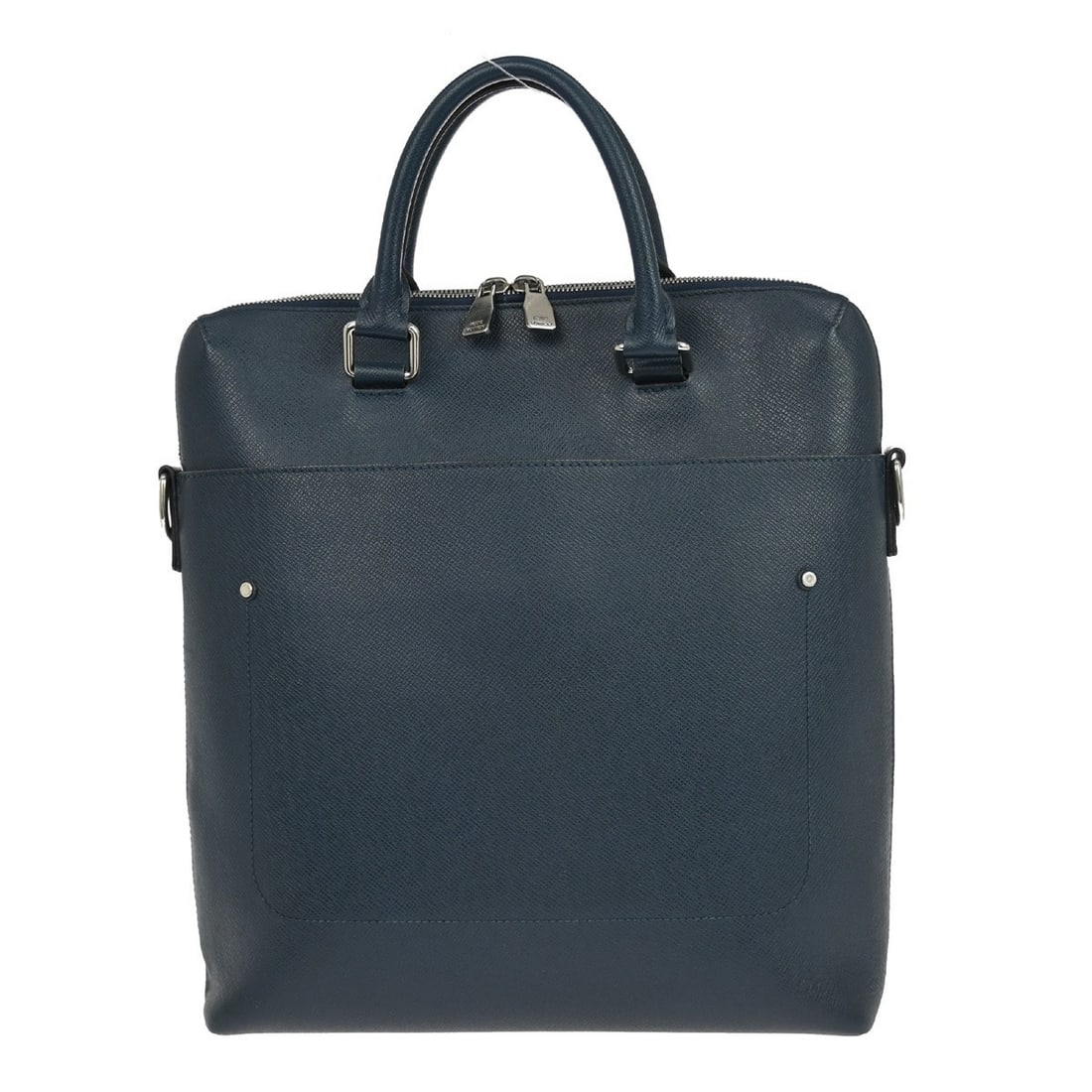 Louis Vuitton Grigori Taiga Leather Blue Tote Bag M30213: Louis Vuitton Grigori Taiga Leather Blue Tote Bag M30213 This Louis Vuitton Grigori tote hand bag is crafted from blue Taiga leather and features silver-tone hardware. Designed in a medium size, it of