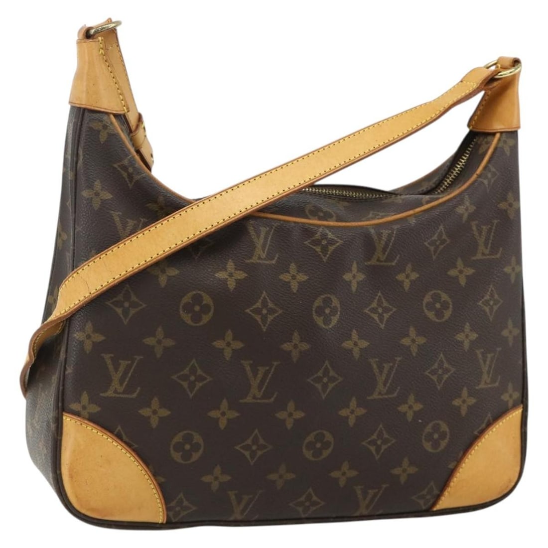 Louis Vuitton Boulogne 30 Monogram Canvas Shoulder Bag M51265: Louis Vuitton Boulogne 30 Monogram Canvas Shoulder Bag M51265 This Louis Vuitton Monogram Boulogne 30 Shoulder Bag (model M51265) is crafted from signature monogram canvas and was made in France. Desi