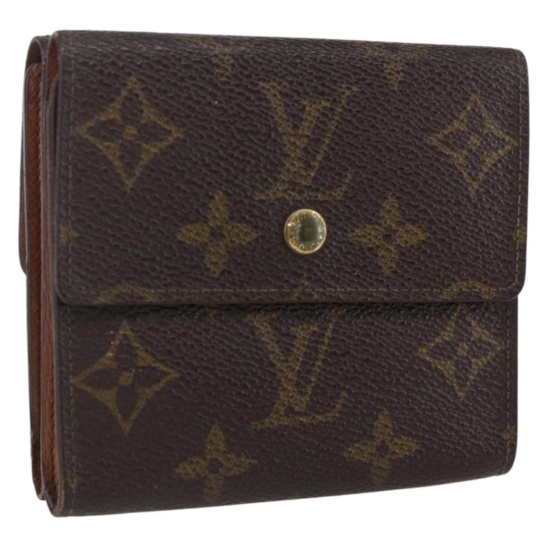 Louis Vuitton Monogram Canvas M61652 Wallet France: Louis Vuitton Monogram Canvas M61652 Wallet France This Louis Vuitton Monogram Porte Monnaie Bier Cartes Credit wallet is crafted from the signature Monogram Canvas and was made in France. The compact