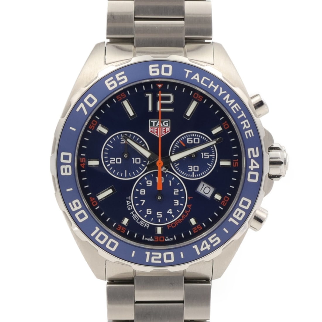 TAG HEUER Formula 1 Quartz Stainless Steel Watch CAZ1014.BA0842 Blue Dial: TAG HEUER Formula 1 Quartz Stainless Steel Watch CAZ1014.BA0842 Blue Dial This TAG HEUER Formula 1 Quartz Watch CAZ1014.BA0842 features a striking blue dial and matching blue frame, set in a durable s
